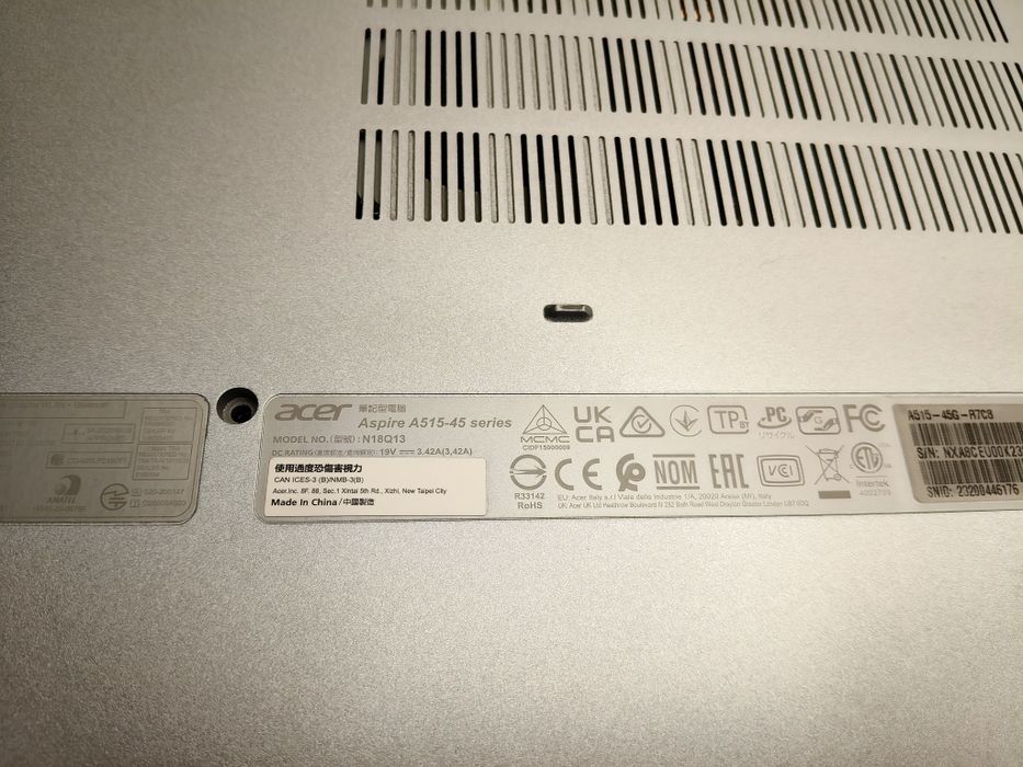 Корпус ноутбука Acer Aspire A515-44, A515-45, A515-46, A515-54