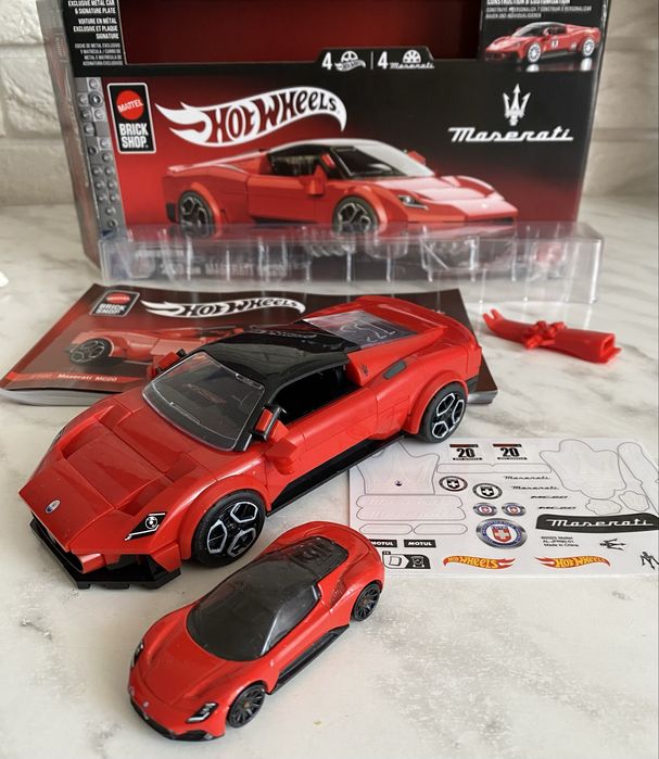 Lego лего Mattel Brick Shop Speed Maserati MC20 (JFR90)