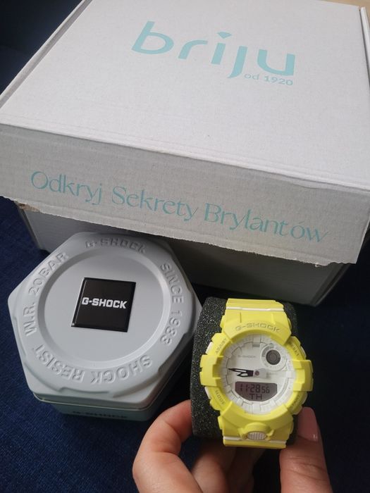 G-SHOCK unisex z krokomierzem, stan idealny