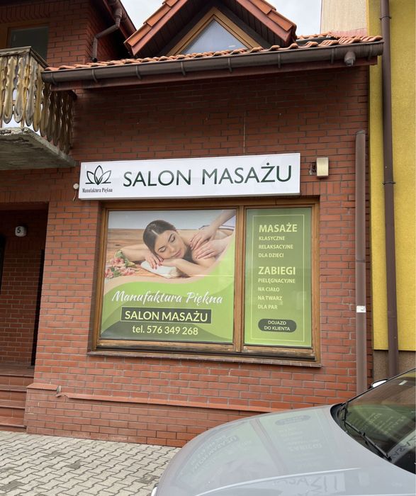 Kaseton reklamowy LED 200x70cm reklama świetlna neon szyld dibond