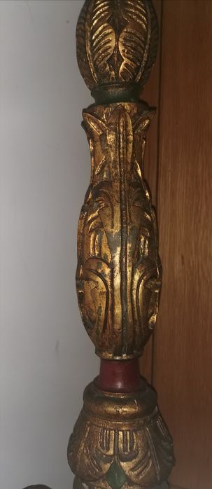 Tocheiro (D.José D.Maria) talha dourada policromada