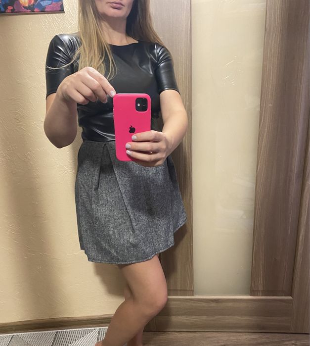 Нова сукня плаття екошкіра