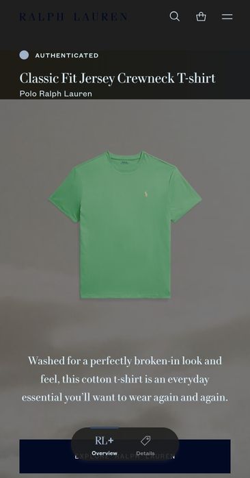 Bluzka Koszulka T shirt Męski Ralph Lauren S