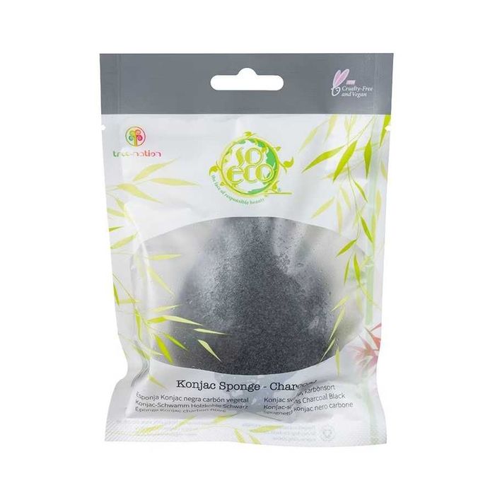 SoEco Konjac Sponge Charcoal Gąbka