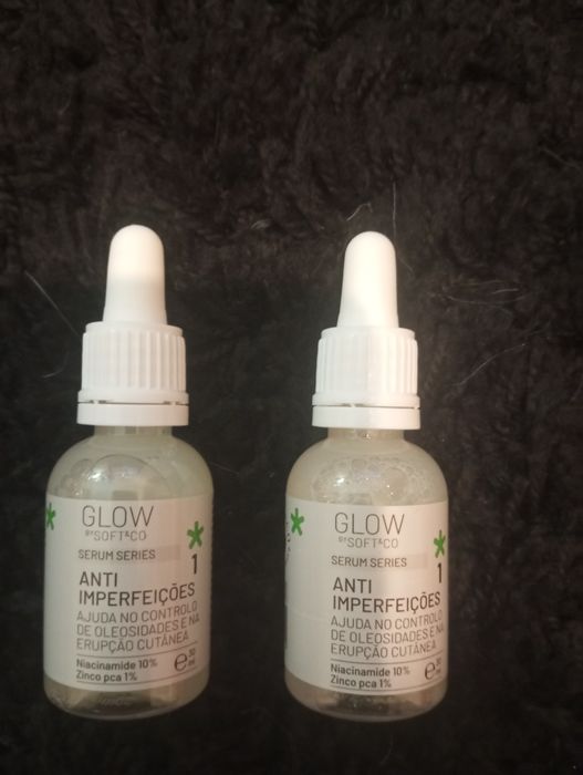 Pack de 2 Séruns SOFT&CO Glow Anti-Imperfeições (30 ml)