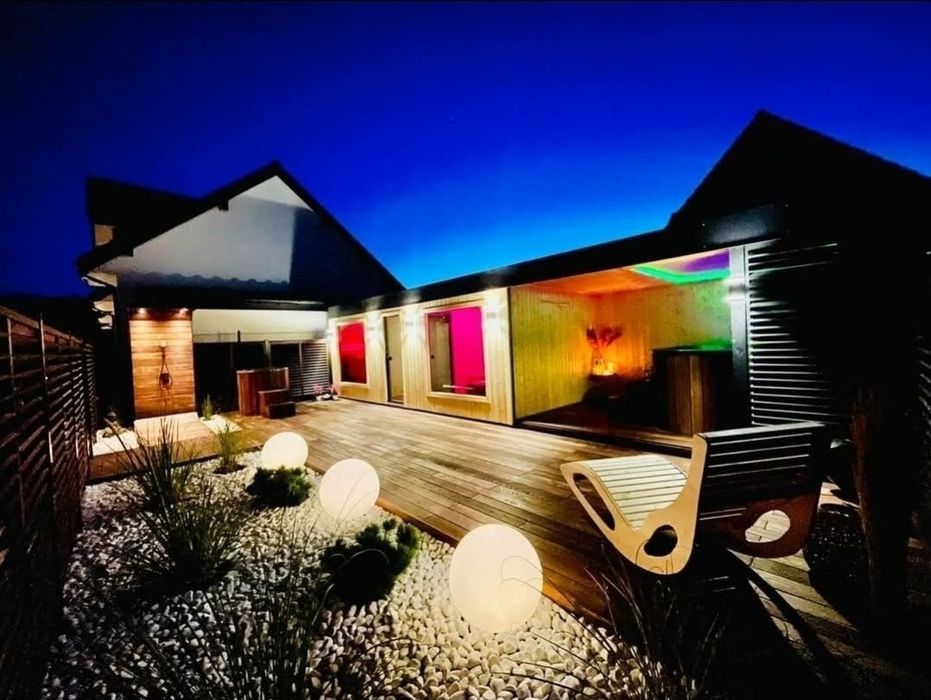 Sauna jacuzzi balia taras dom modułowy kredyt lub leasing producent