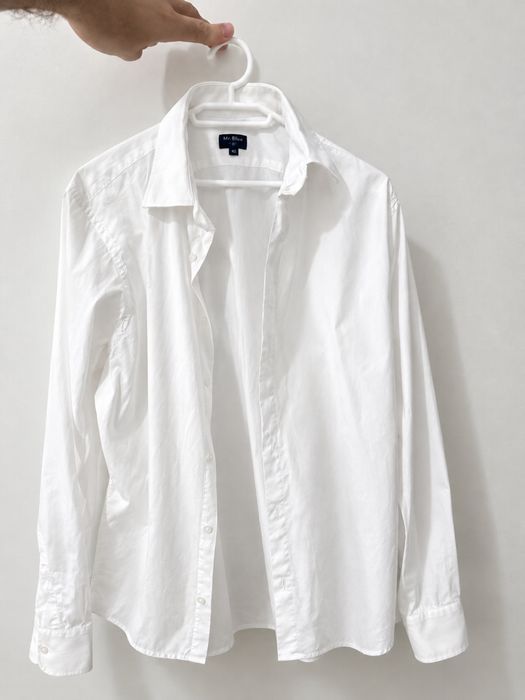 Camisa branca Mr. Blue