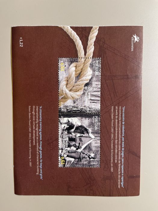 Selo 100 anos de escutismo