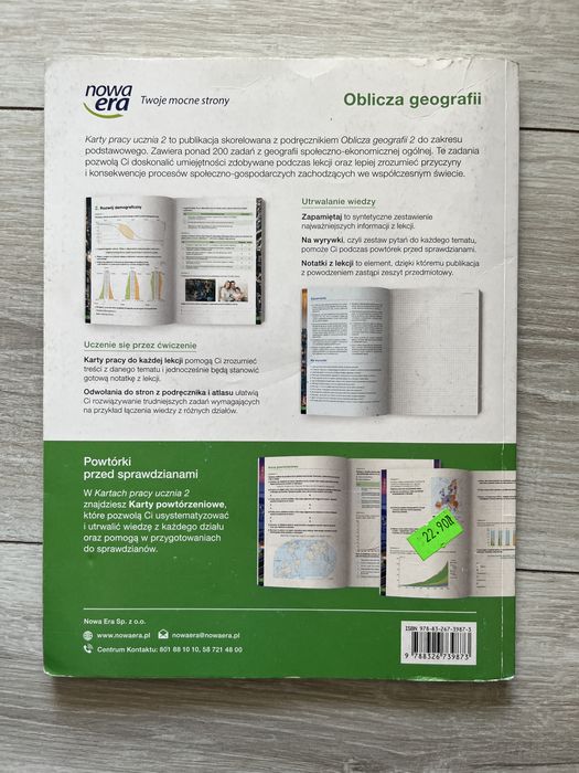 Karty pracy ucznia geografia 2