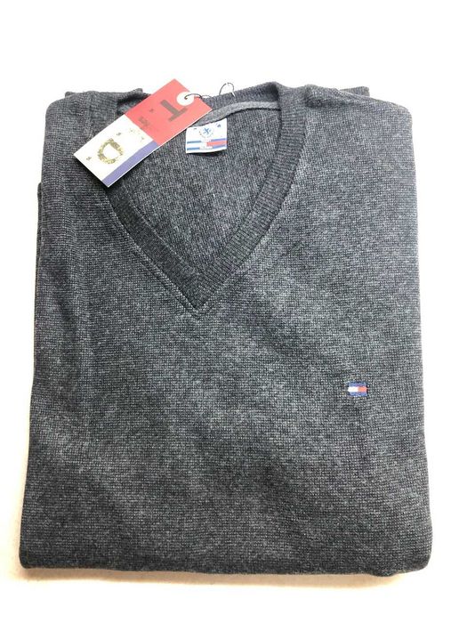 Tommy Hilfiger swetr męski szary M