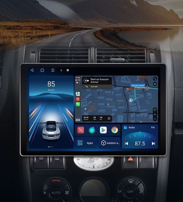 Radio 13.1" 2DIN Android Auto CarPlay Navi Ford Mondeo 3 2000-2007 PL