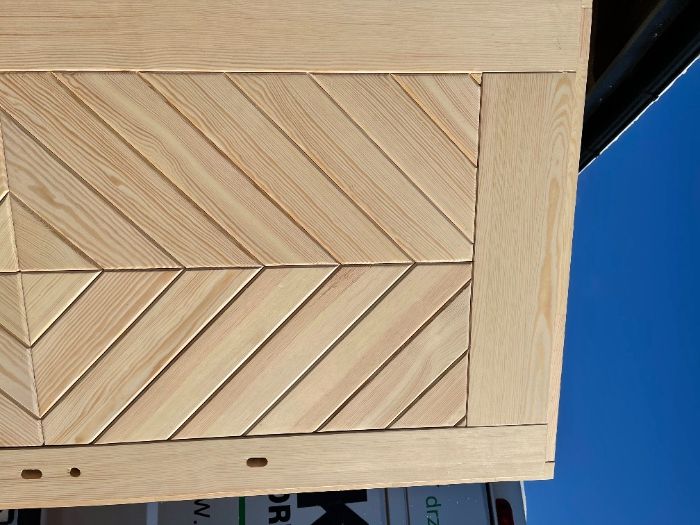 Drzwi zewnętrzne drewniane sosnowe NA KAŻDY WYMIAR