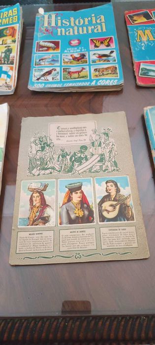 Cadernetas de cromos antigas