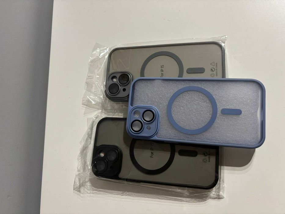 4 nowe etui + 5 folii gratis do Iphone 15