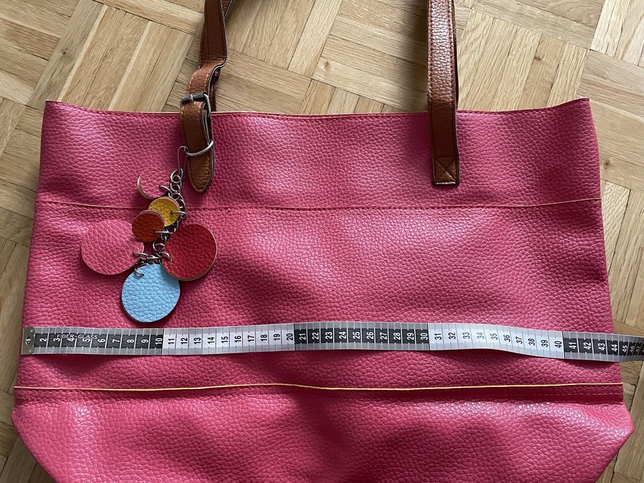 Torebka na ramię różowa
