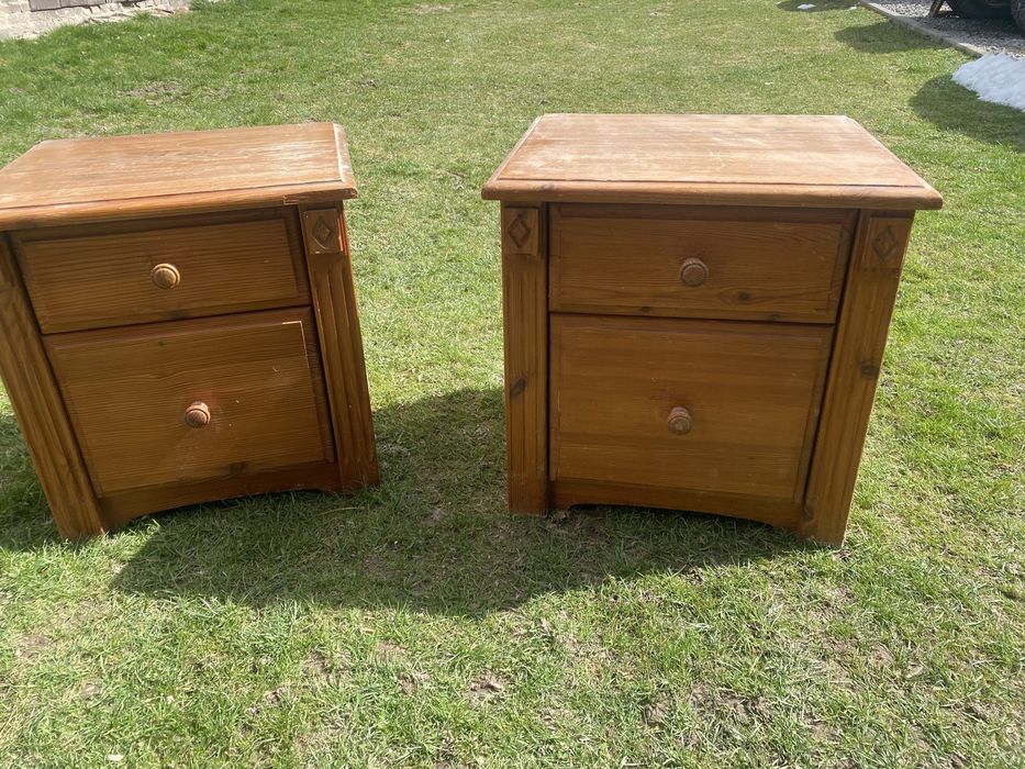 Szafki nocne i lozko