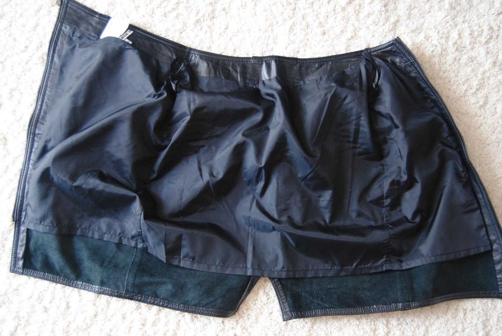 Шкіряна спідниця / кожаная юбка р-р С-М