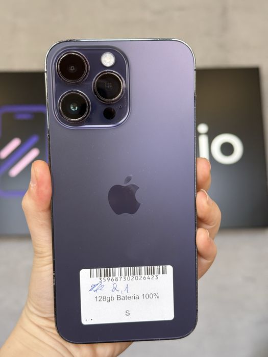 RATY 0%  iPhone 14 pro max 128 GB BATERIA 100% GWARANCJA 12 miesiecy!!!
