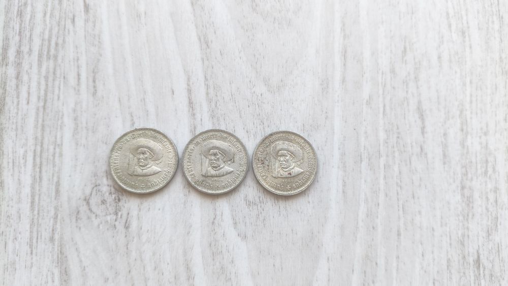 Moeda 5 Escudos Prata Portugal 1960