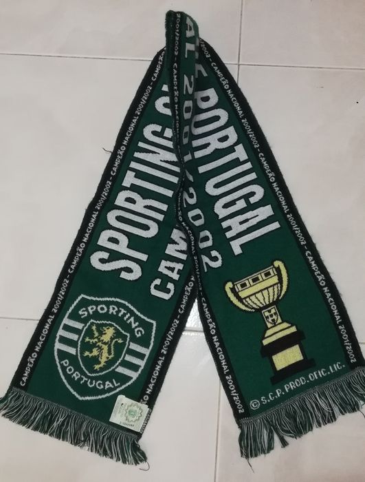 Cachecol do Sporting campeão 2001