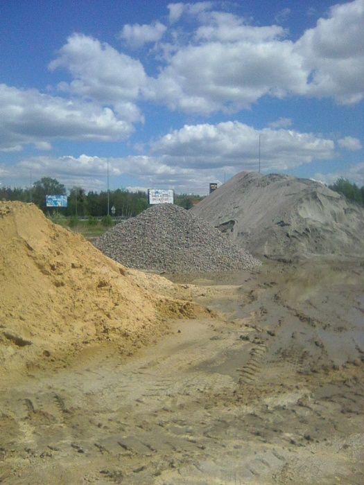 ПЕСОК ЩЕБЕНЬ ОТСЕВ доставка от 1 тонны