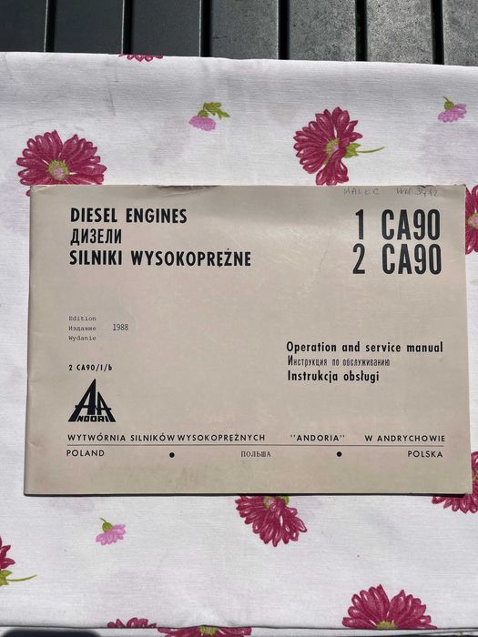 Instrukcja obsługi silników wysokoprężnych 1 CA90 2 CA90