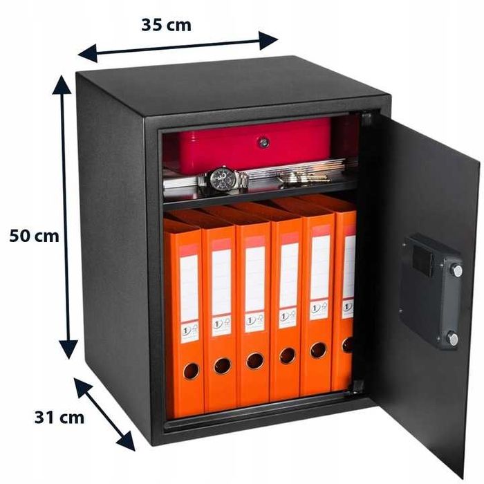 Solidny SEJF BIUROWY kasa pancerna na dokumenty DUŻY XXL