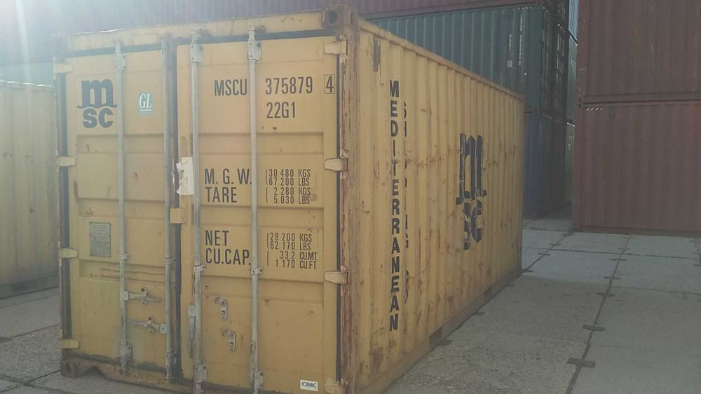 Kontenery morskie magazynowe 20'DC/DV (6m) Używane (różne kolory)