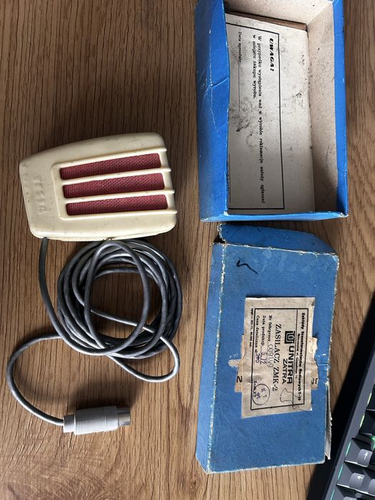 Mikrofon tesla zabytkowy