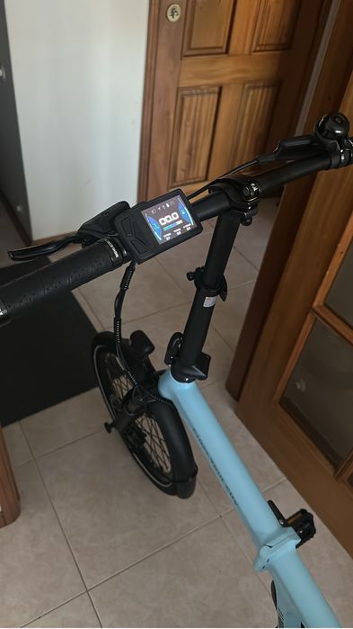 Bicicleta elétrica dobrável ADO AIR 20s 2026, Transmissão por Correia EBike, APP