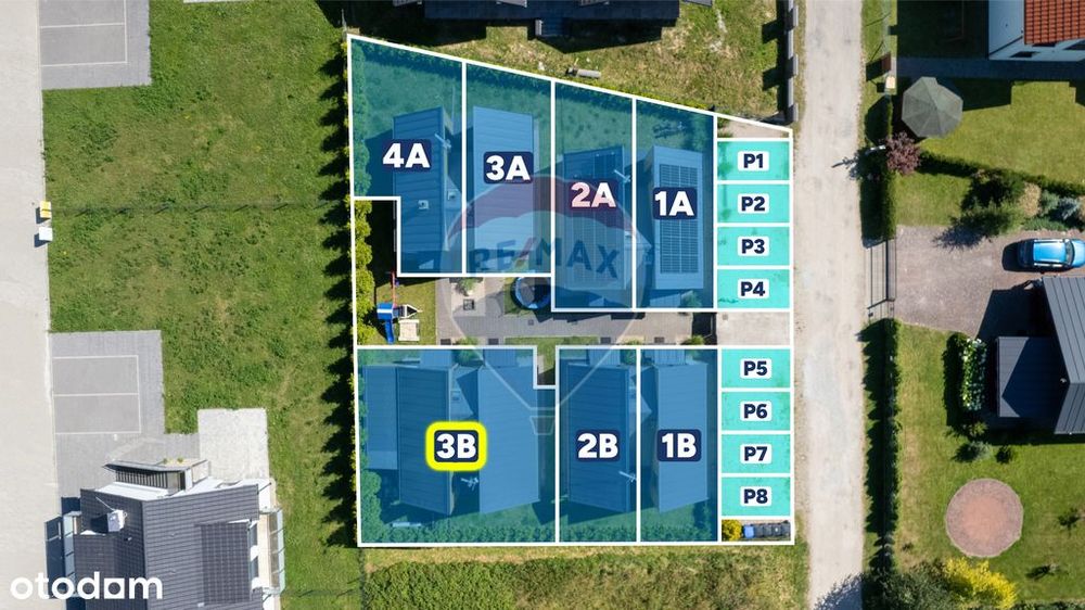 Dom 330 m od zejścia na plażę: Mielenko 3B