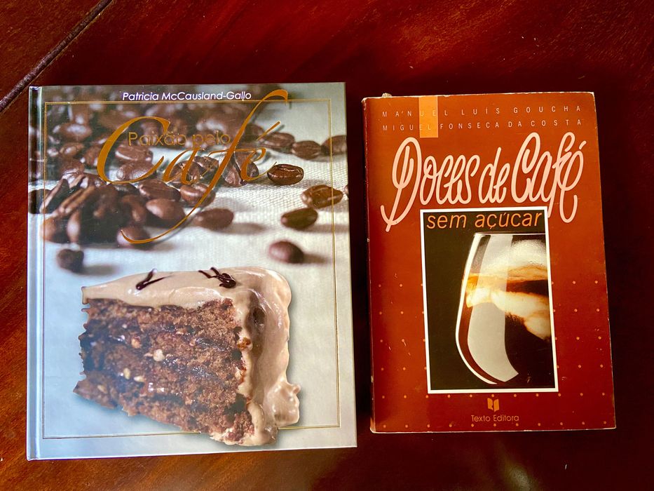 Sobremesas com café, com e sem açúcar