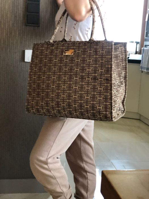 Torebka shopper duża XL River Island nowa brązowa piękna