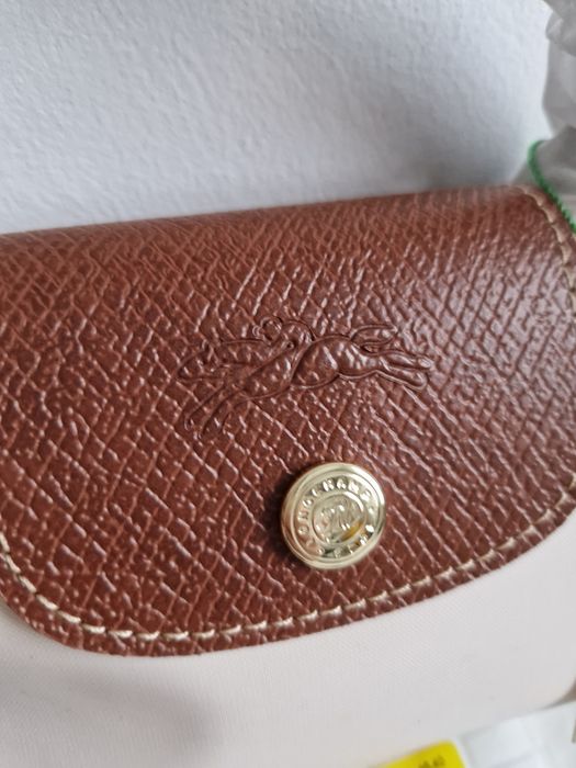 Beżowa/ ecru NOWA torebka LONGCHAMP roz mini