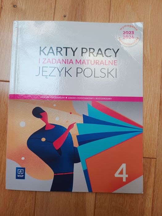 Karty pracy i zadania maturalne.Jezyk Polski WSIP kl.4