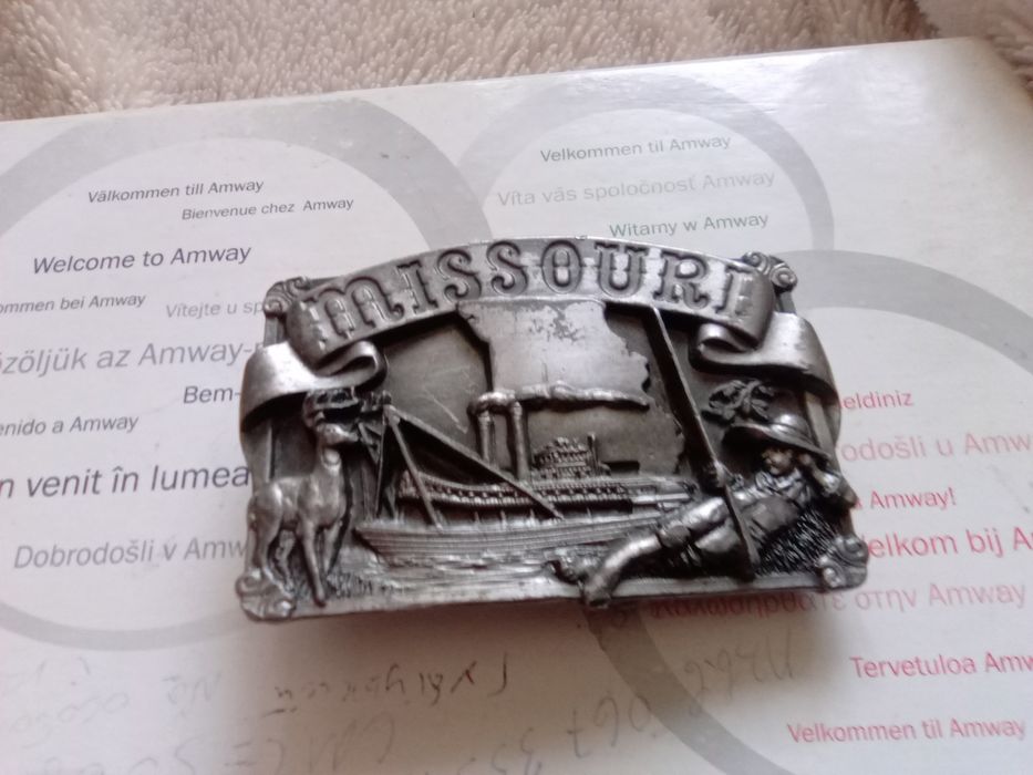 Оригінальна вінтажна пряжкаMissouri(бляха)