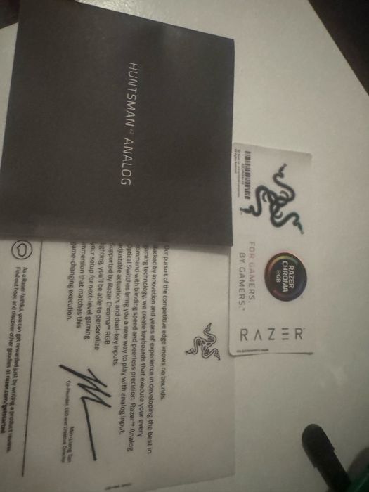 Teclado Razer Huntsman V2 Analog Optical Gaming