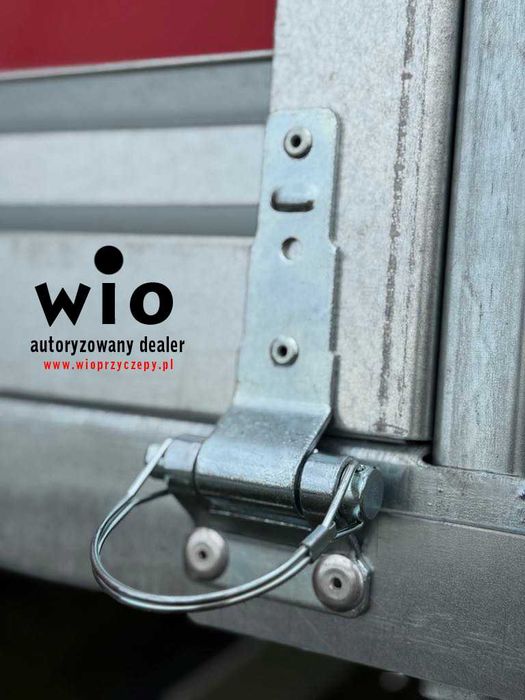 Przyczepka samochodowa WiO – DMC 250–750 kg, burta 40 cm, PRO Zip