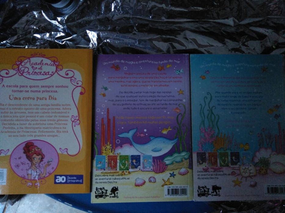 Livros infantis Princesas e Sereias
