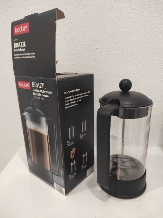 Cafeteira Francesa Bodum 1L, em excelente estado, usada uma vez
