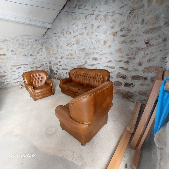 1 sofás e 2 poltronas