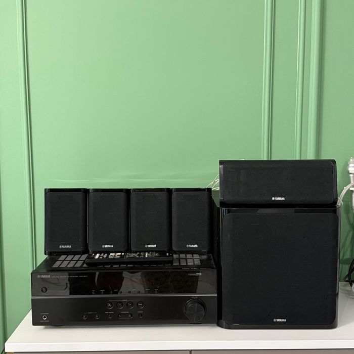 Amplituner YAMAHA HTR-2071 + głośniki 5.1