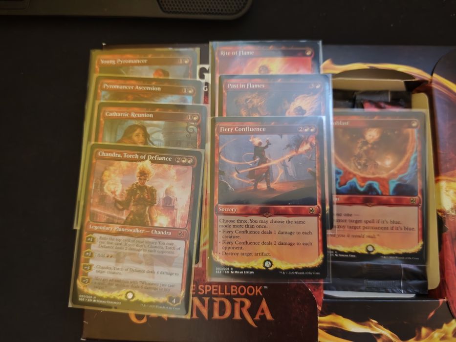 Chandra Signature Spellbook Magic the Gathering MTG karty