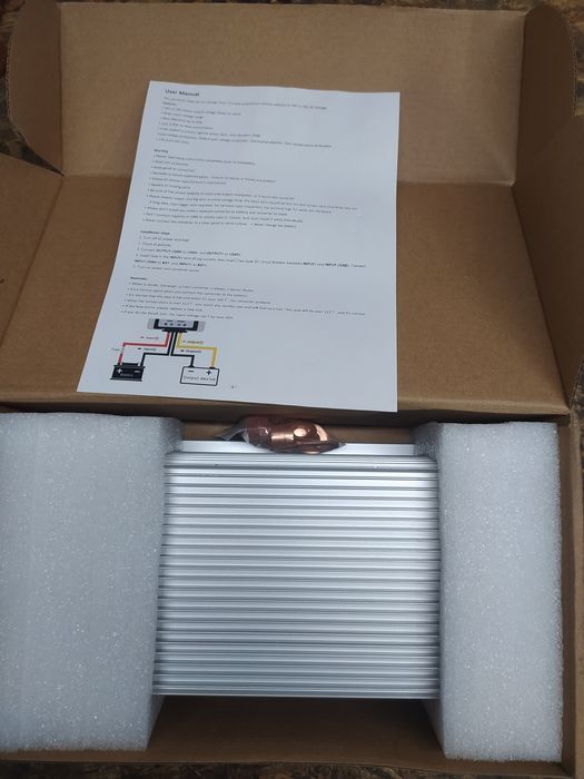 12 на 24 В, 40 А Підвищуючий DC-DC перетворювач напруги 960 Вт