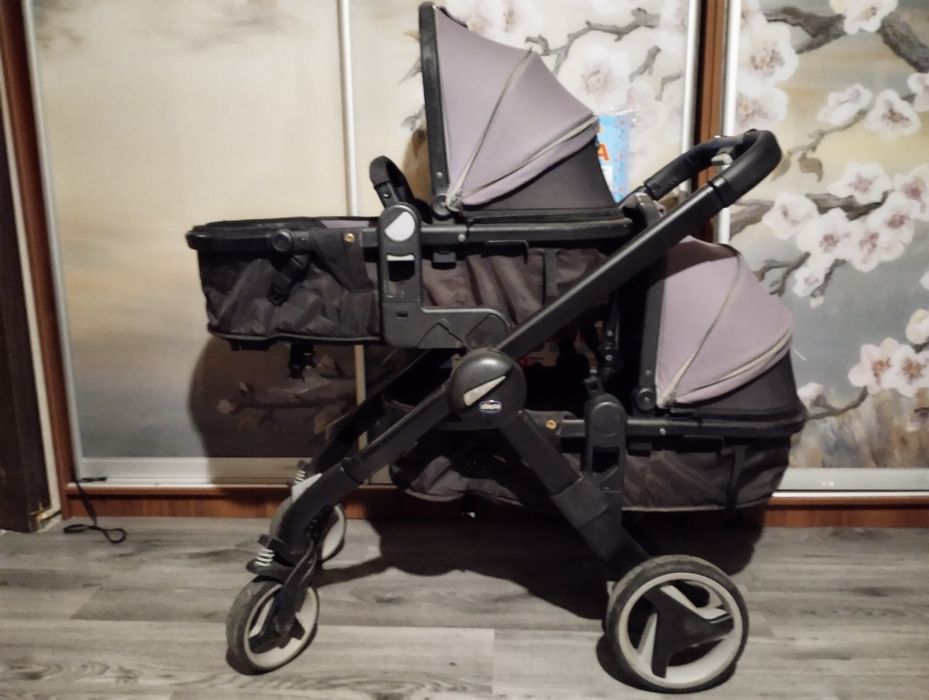 Коляска дитячий для двійні