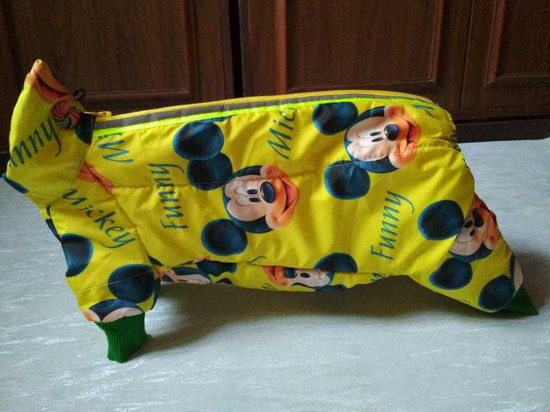 Демисезонний прогулянковий утеплений комбінезон для котикiв, собачок