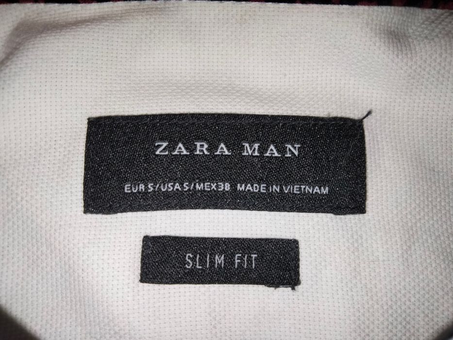 Camisa branca slim fit Zara (S)