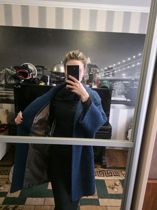 Жіноче пальто oversize з вовною як нове розмір S, M