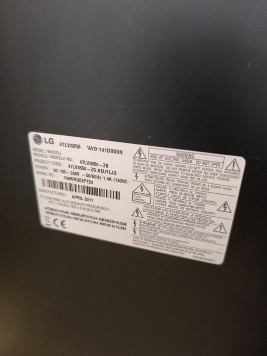 TV LG 47 polegadas Full HD