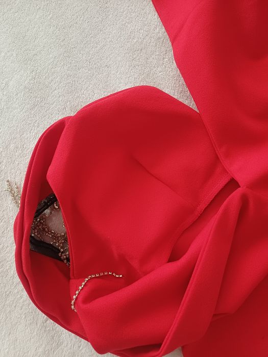 Czerwona sukienka mini S/M